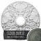 Ekena Millwork Norwich Ceiling Medallion (Canopies up to 4 1/2"), 18"OD x 3 1/2"ID x 1 3/8"P, Cloud Burst Crackle CM18NOCBC - alternate 1